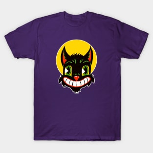 Vintage Halloween Cat T-Shirt